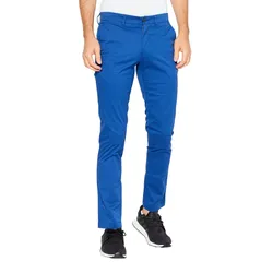 Quần Dài Lacoste Slim Fit Solid Stretchable Chino Màu Xanh Blue Size 32