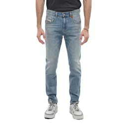 Quần Jean Nam Diesel Mid Waist Slim Fit 2019 D-Strukt Jeans Màu Xanh Nhạt Size 28