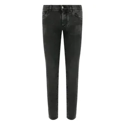 Quần Jean Nam Dolce & Gabbana D&G Black Cotton Stretch Slim Fit Men Denim GY07CD G8C07 S9001 Màu Đen Size 44
