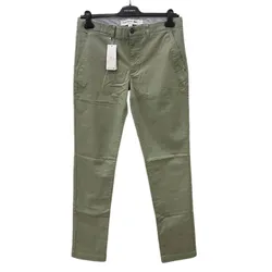 Quần Kaki Nam Lacoste Men's Slim Fit Stretch Gabardine Chino Pants Màu Xanh Rêu Size 30