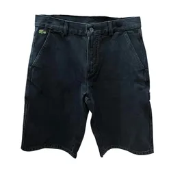 Quần Short Jean Nam Lacoste Màu Xanh Đen Size 34