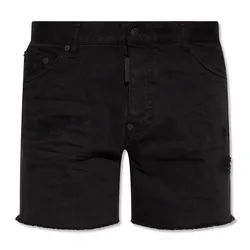 Quần Short Nam Dsquared2 Dan Comando Denim S71MU0648 STN833-900 Màu Đen Size 48