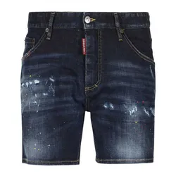 Quần Short Nam Dsquared2 Denim Dark Blue Denim S74MU0649 S30664 Màu Xanh Đậm Size 50