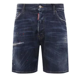 Quần Short Nam Dsquared2 Denim Dark Blue Màu Xanh Đậm Size 46