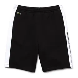 Quần Short Nam Lacoste GH1508 6KJ Cotton Màu Đen Trắng Size 3