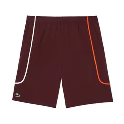 Quần Short Nam Lacoste Lightweight Tennis/Pickleball GH7460 BZD Màu Đỏ Mận Size 2