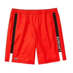 Quần Short Nam Lacoste Shorts Sport Branned Red Black GH4860-51-ATV Màu Đỏ - Đen Size 3