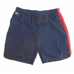 Quần Short Nam Lacoste Side Stripe Shorts Màu Xanh Đỏ Size 3