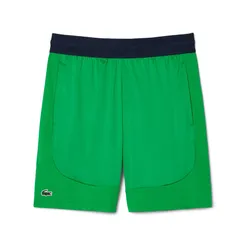 Quần Short Nam Lacoste Tennis Shorts Ultra Dry Stretch Material GH8950 51 SIW Màu Xanh Lá Size 3