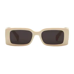 Rectangular-Frame Sunglasses 733369 J1691 9212 Màu Be