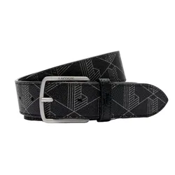 Thắt Lưng Nam Lacoste Men's Monogram Belt RC4098 H45 Màu Đen