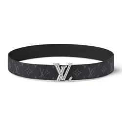 Thắt Lưng Nam Louis Vuitton Hai Mặt LV Dimension Bản 4cm M8846U Màu Đen Size 85