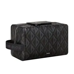 Túi Cầm Tay Dior Lingot CD Diamond Clutch Bag 2ADCA418CDP Màu Xám Đen