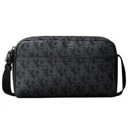 Túi Đeo Chéo Nam Calvin Klein Borsa Calvin Klein Matte AOP Camera Bag 22 Màu Đen Họa Tiết