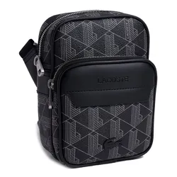 Túi Đeo Chéo Nam Lacoste Badge Small Items Bag Màu Đen