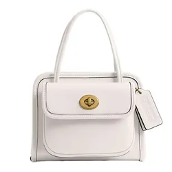 Túi Đeo Chéo Nữ Coach Safari Crossbody Bag CW643 Màu Trắng