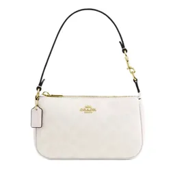 Túi Đeo Vai Nữ Coach Nolita 19 In Signature Canvas Shoulder Bag Màu Trắng
