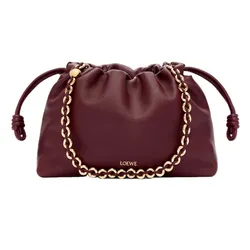 Túi Đeo Vai Nữ Loewe Flamenco Purse Bag A411FCRX02-7240 Màu Đỏ Burgundy