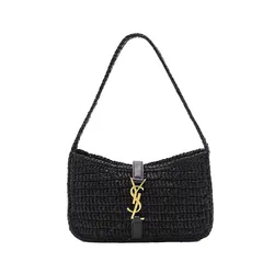 Túi Đeo Vai Nữ Yves Saint Laurent YSL Raffia Mini Màu Đen