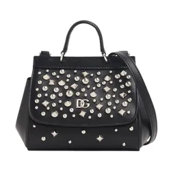 Túi Xách Tay Nữ Dolce & Gabbana D&G Sicily Mini Bag EB0003AV57480999 Màu Đen