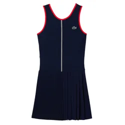 Váy Thể Thao Lacoste Women's Ultra Dry Tennis Dress with Removable Liner EF7451 54G 7PE Màu Xanh Navy Size 36