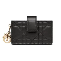 Ví Đựng Thẻ Nữ Dior Jasmine Card Holder S0074ONMJ M900 Màu Đen