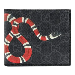 Ví Nam Gucci Kingsnake Black Red 451268-K551N-1058 Màu Đen Họa Tiết