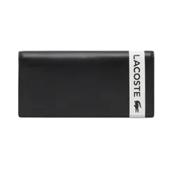 Ví Nam Lacoste Sticker Print Long Wallet NH1250KP Màu Đen
