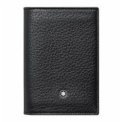 Ví Nam Montblanc Meisterstuck Soft Grain Business Card Holder MB113310 Màu Đen