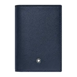 Ví Nam Montblanc Sartorial Card Holder Blue 128590 Màu Xanh Navy