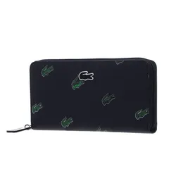 Ví Nữ Lacoste Zip Wallet Marine 166 Wallet NF4389HN Màu Đen