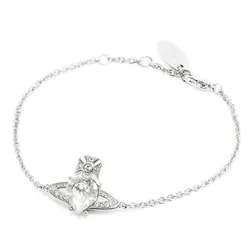 Vòng Đeo Tay Nữ Vivienne Westwood Ariella Charm Bracelet Màu Bạc