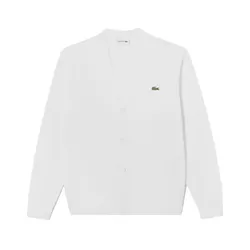 Áo Len Cardigan Lacoste AH203E-54G 001 Màu Trắng Size S