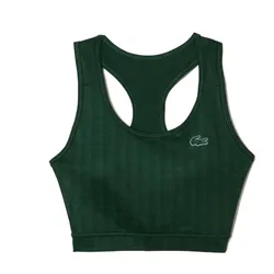 Áo Ngực Thể Thao Nữ Lacoste Women's Printed Sports Bra F3422 00 D1R Màu Vàng/Tím Size XS
