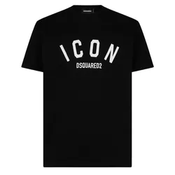 Áo Phông Nam Dsquared2 Icon Logo Tshirt S79GC0089S23009900 Màu Đen Size S