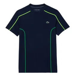 Áo Phông Nam Lacoste Ultra-Dry Piqué Tennis Regular Fit T-Shirt TH7545 166 Màu Xanh Navy Size 2