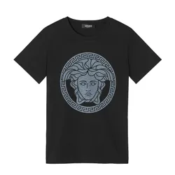 Áo Phông Trẻ Em Versace Medusa Kids T-Shirt 1018342 1A12978 2B200 Màu Đen Size 14Y