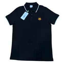 Áo Polo Nam Kenzo Tiger Patch Shirt 4BA99 Màu Đen Size XS