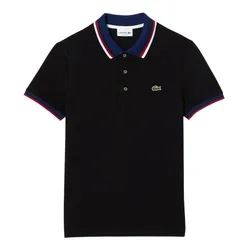 Áo Polo Nam Lacoste Men's Piqué Polo Shirt Regular Fit PH6351 031 Màu Đen Size 3