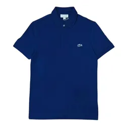 Áo Polo Nam Lacoste Men's Piqué Regular Fit Màu Xanh Dương Size 2