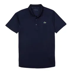 Áo Polo Nam Lacoste Men's Polo Shirt Straight Cut UV Protection DH3201 10 166 Màu Xanh Navy Size 3