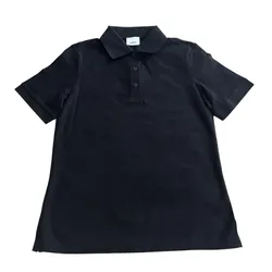 Áo Polo Nữ Burberry Check Màu Đen Size XS