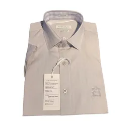 Áo Sơ Mi Cộc Tay Nam Giovanni GSS0173-1LR Màu Ghi Size M