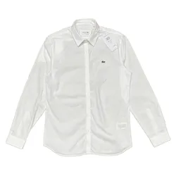 Áo Sơ Mi Dài Tay Nam Lacoste Men's Shirt Màu Trắng Size 38