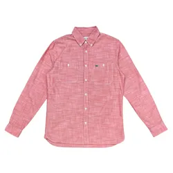 Áo Sơ Mi Dài Tay Nam Lacoste Regular Fit Shirt Màu Hồng Size 38