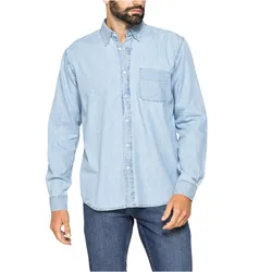 Áo Sơ Mi Nam Carrera Jeans Classic Shirt 205A1005A_500-1 Màu Xanh Nhạt Size M