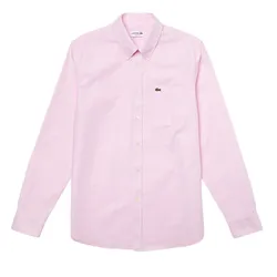 Áo Sơ Mi Nam Lacoste Men's Regular Fit Oxford Cotton Shirt CH2979 51 ADY Màu Hồng Size 39