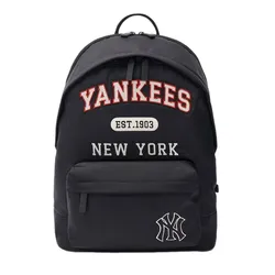 Balo MLB Rectangular Varsity Nylon Backpack 3ABKM024N Màu Đen