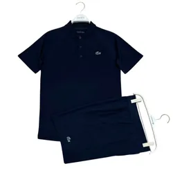 Bộ Quần Áo Cộc Tay Nam Lacoste Men's Ultra-Dry Màu Xanh Navy Size 3