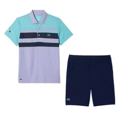 Bộ Quần Áo Nam Lacoste Sport Édition Miami DH9445 52 T2I/GH7452 10 166 Màu Xanh Tím